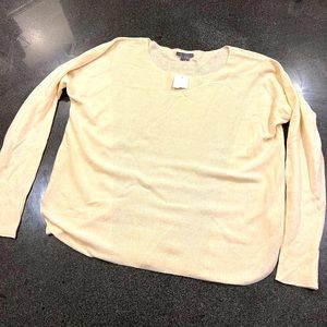 Vince cream cashmere blend sweater